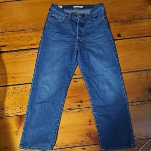 Levi's Women's Straight Leg Blue Jeans
